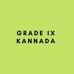 VGP ENTERPRISES-GRADE IX-KANNADA