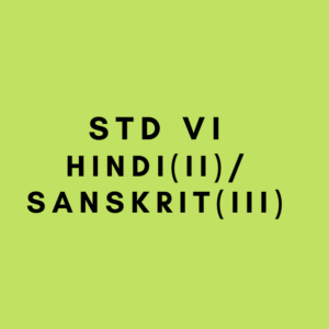 VGP ENTERPRISES-HINDI(II)/SANSKRIT(III)